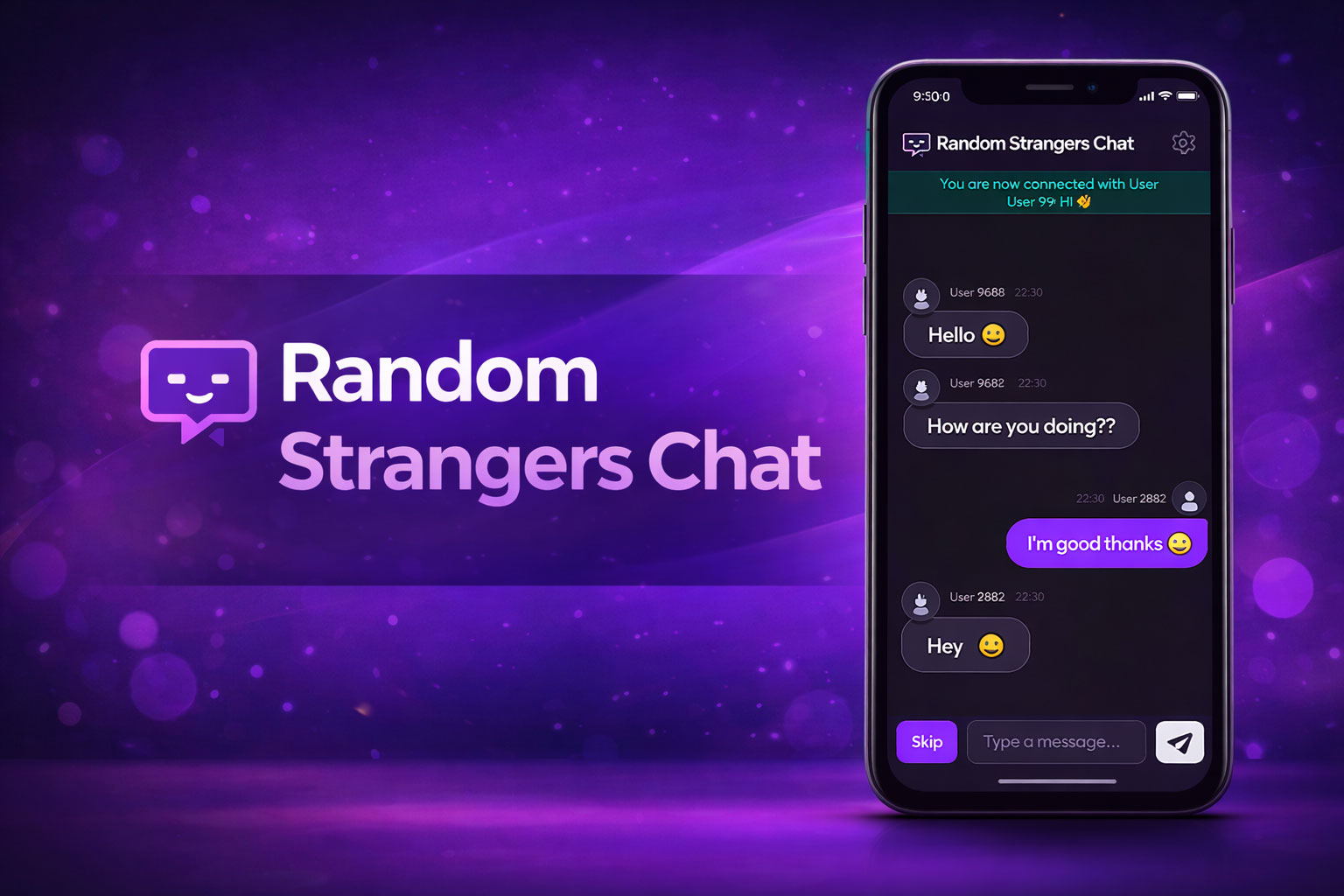 Random Strangers Chat Interface